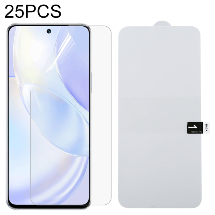 25 PCS Full Screen Protector Explosion-proof Hydrogel Film, For Motorola G Pure (25 PCS), For Nokia C20 Plus (25 PCS), For Motorola Moto E20 (25 PCS), For vivo Y33s / Y76s / T1x / Y76 5G (25 PCS), For vivo Y21 (25 PCS)                                  ...