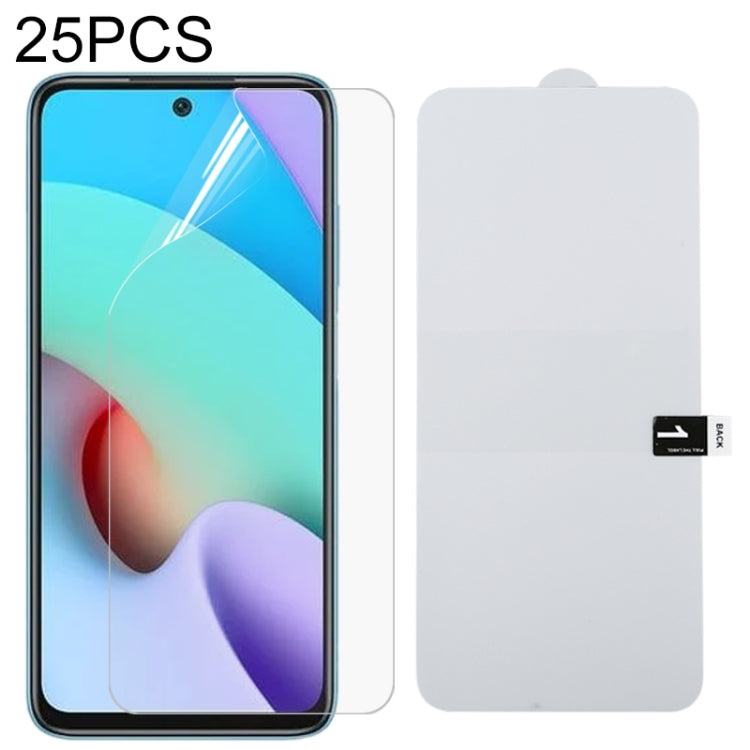 25 PCS Full Screen Protector Explosion-proof Hydrogel Film, For Motorola G Pure (25 PCS), For Nokia C20 Plus (25 PCS), For Motorola Moto E20 (25 PCS), For vivo Y33s / Y76s / T1x / Y76 5G (25 PCS), For vivo Y21 (25 PCS), For OPPO Realme GT Neo2 (25 PCS)...