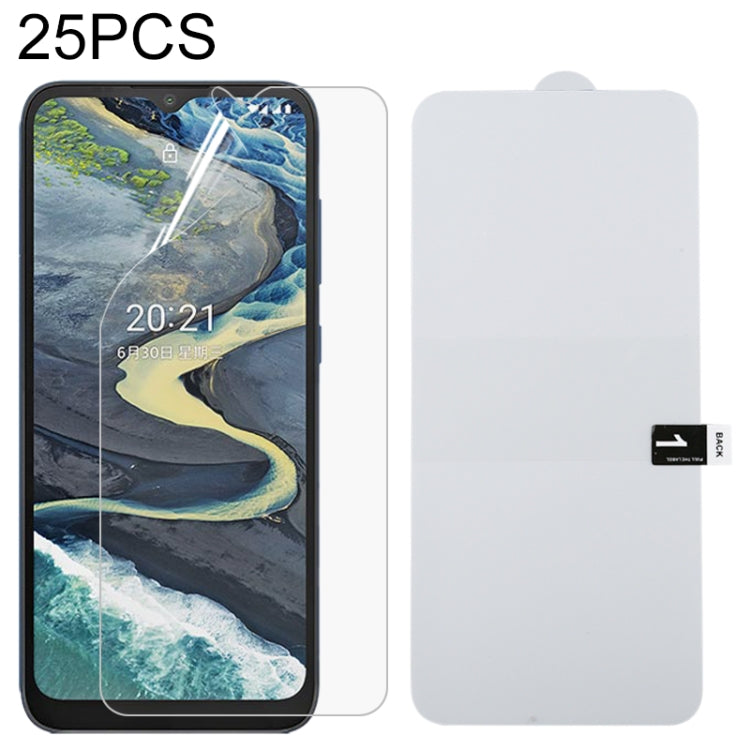 25 PCS Full Screen Protector Explosion-proof Hydrogel Film, For Motorola G Pure (25 PCS), For Nokia C20 Plus (25 PCS), For Motorola Moto E20 (25 PCS), For vivo Y33s / Y76s / T1x / Y76 5G (25 PCS), For vivo Y21 (25 PCS)                                  ...