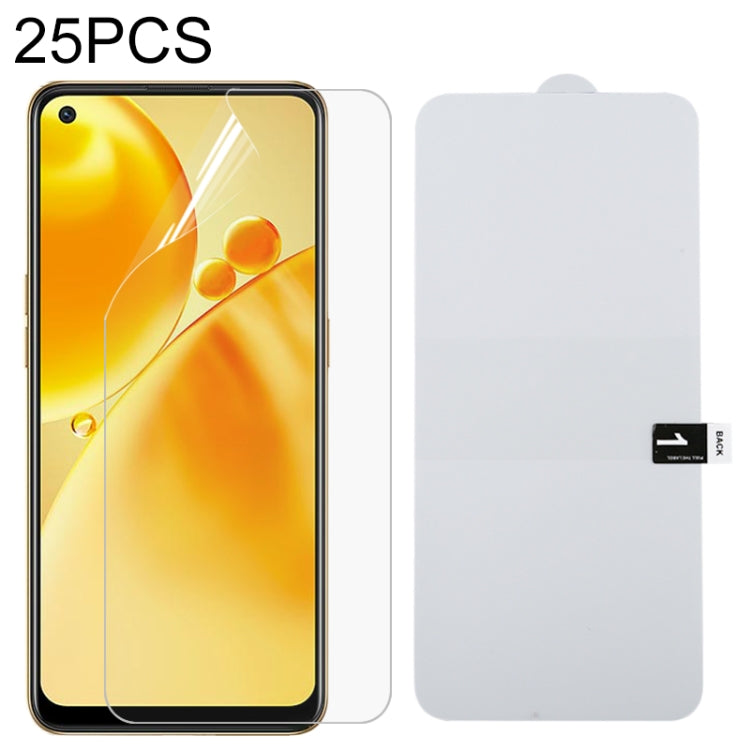 25 PCS Full Screen Protector Explosion-proof Hydrogel Film, For Motorola G Pure (25 PCS), For Nokia C20 Plus (25 PCS), For Motorola Moto E20 (25 PCS), For vivo Y33s / Y76s / T1x / Y76 5G (25 PCS), For vivo Y21 (25 PCS), For OPPO Realme GT Neo2 (25 PCS)...