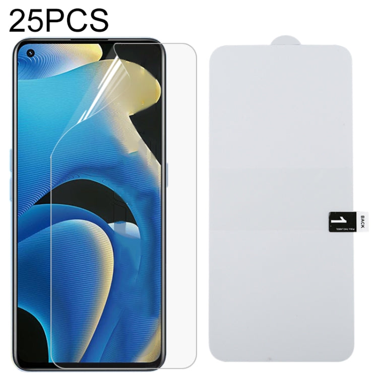 25 PCS Full Screen Protector Explosion-proof Hydrogel Film, For Motorola G Pure (25 PCS), For Nokia C20 Plus (25 PCS), For Motorola Moto E20 (25 PCS), For vivo Y33s / Y76s / T1x / Y76 5G (25 PCS), For vivo Y21 (25 PCS), For OPPO Realme GT Neo2 (25 PCS)...