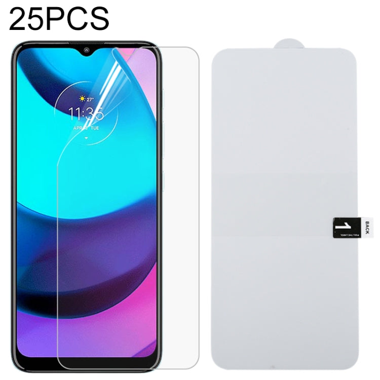 25 PCS Full Screen Protector Explosion-proof Hydrogel Film, For Motorola G Pure (25 PCS), For Nokia C20 Plus (25 PCS), For Motorola Moto E20 (25 PCS), For vivo Y33s / Y76s / T1x / Y76 5G (25 PCS), For vivo Y21 (25 PCS)                                  ...