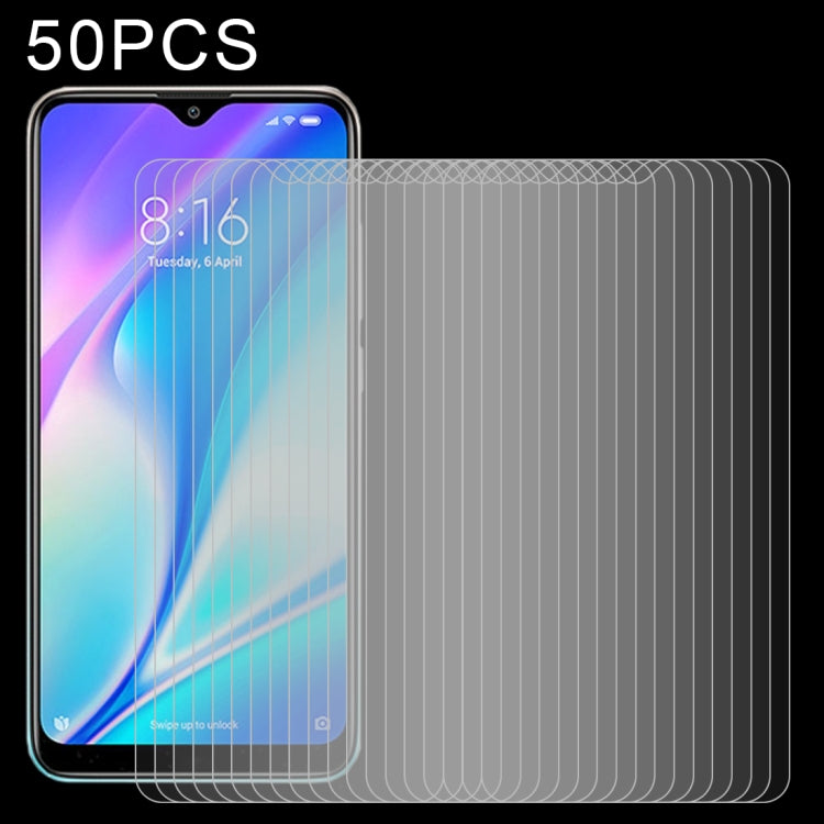 50 PCS 0.26mm 9H 2.5D Tempered Glass Film