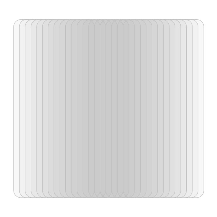 50 PCS 0.26mm 9H 2.5D Tempered Glass Film