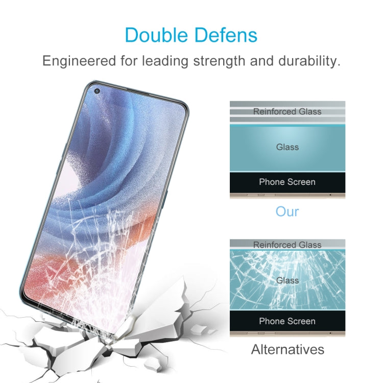 50 PCS 0.26mm 9H 2.5D Tempered Glass Film