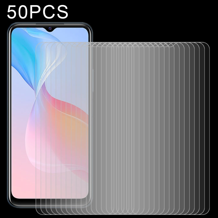 50 PCS 0.26mm 9H 2.5D Tempered Glass Film