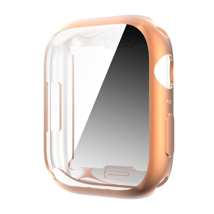 Shockproof TPU All-inclusive Electroplate Protective Case, For Apple Watch Series 8 / 7 41mm, For Apple Watch Series 8 / 7 45mm