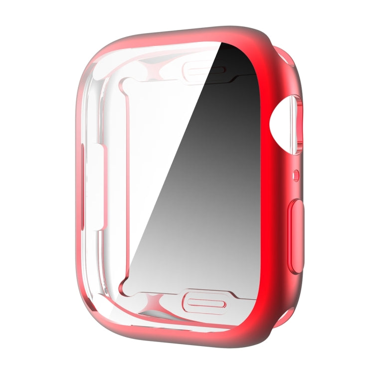 Shockproof TPU All-inclusive Electroplate Protective Case, For Apple Watch Series 8 / 7 41mm, For Apple Watch Series 8 / 7 45mm