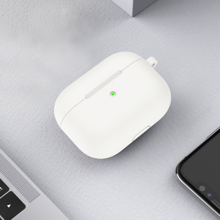 Étui de protection en silicone épais à fond rond avec crochet pour AirPods 3