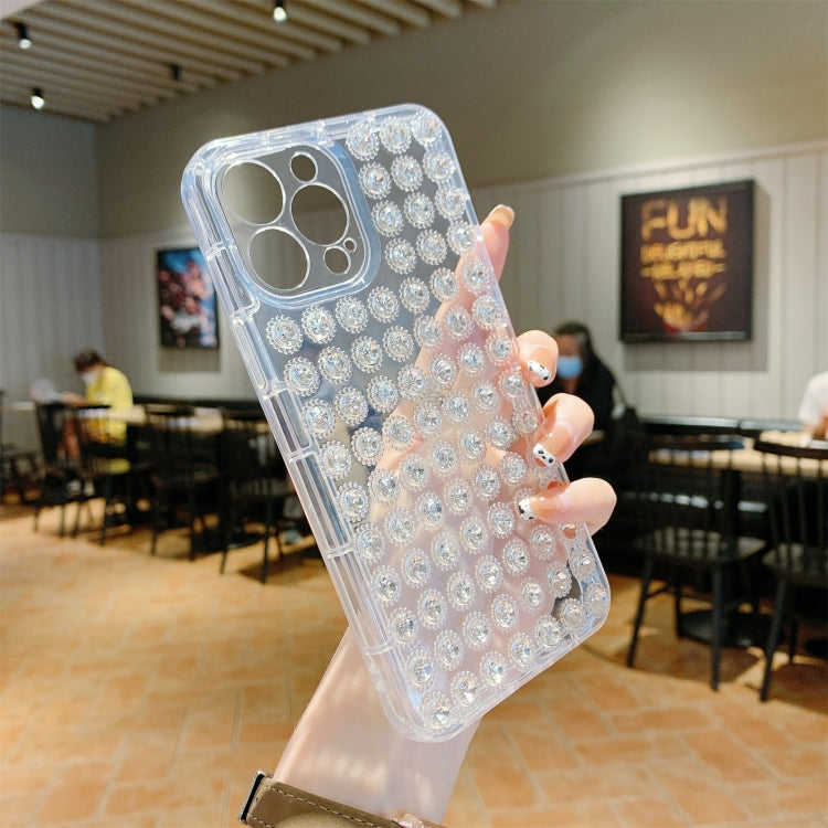 Coque de téléphone transparente antichoc en TPU diamant