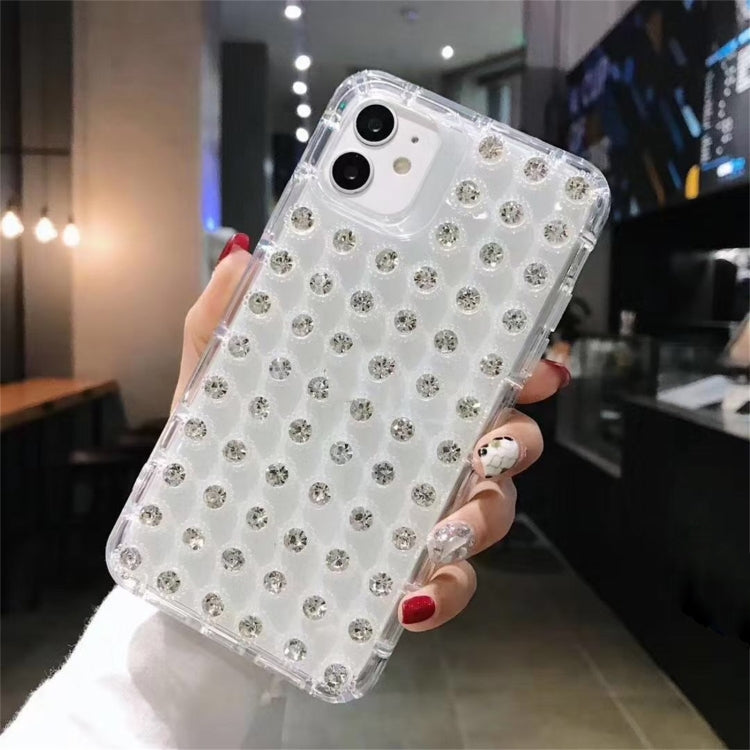 Transparent Diamond TPU Shockproof Phone Case, For iPhone 13 Pro, For iPhone 12, For iPhone 12 Pro, For iPhone 12 Pro Max, For iPhone 11 Pro