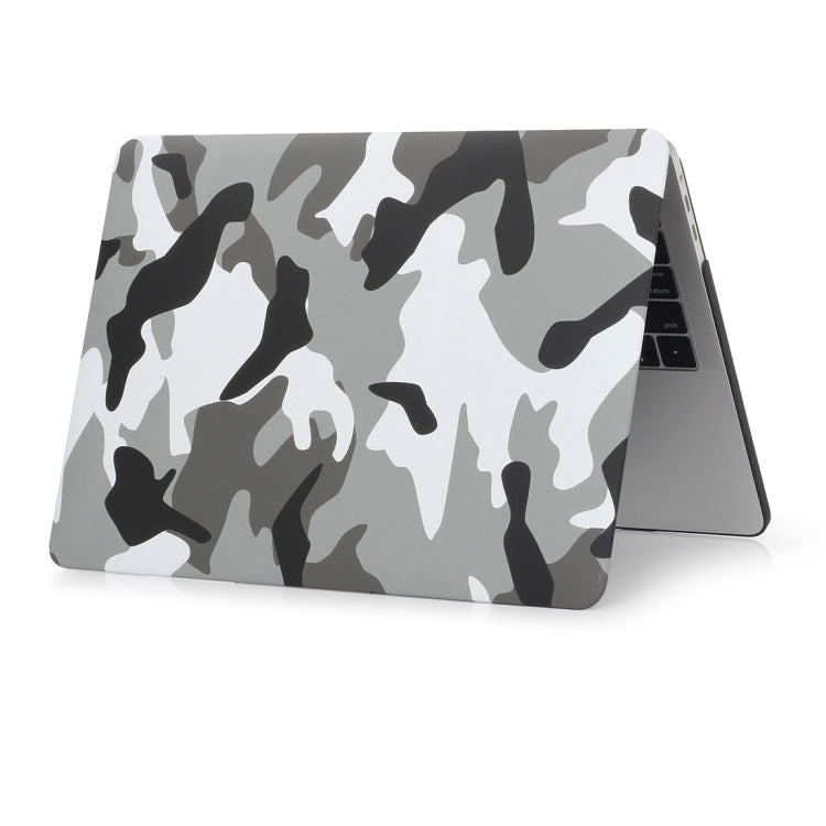 Coque de protection pour MacBook Pro 16 pouces A2141, motif camouflage, avec décalcomanies à l'eau