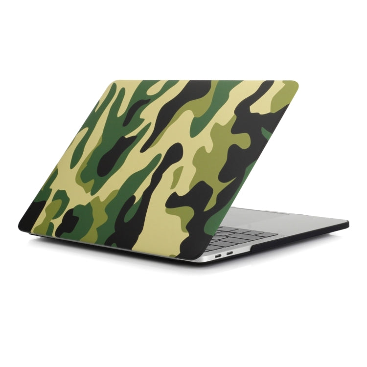Coque de protection pour MacBook Pro 16 pouces A2141, motif camouflage, avec décalcomanies à l'eau