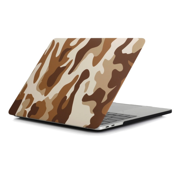 Coque de protection pour MacBook Pro 16 pouces A2141, motif camouflage, avec décalcomanies à l'eau