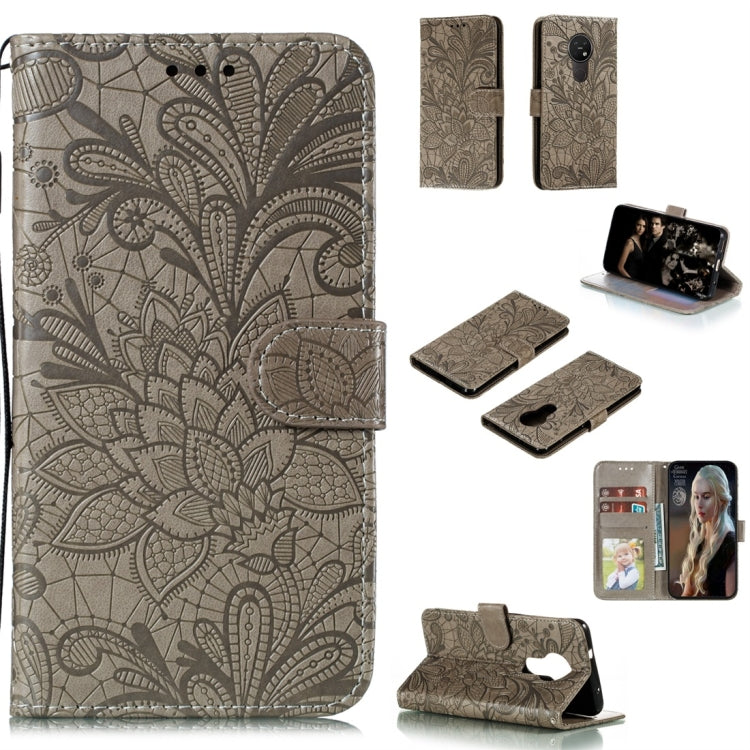 Lace Flower Horizontal Flip Leather Case with Holder & Card Slots & Wallet & Photo Frame, For Sony Xperia 5, For Nokia 7.2, For Xiaomi Mi 9 Pro