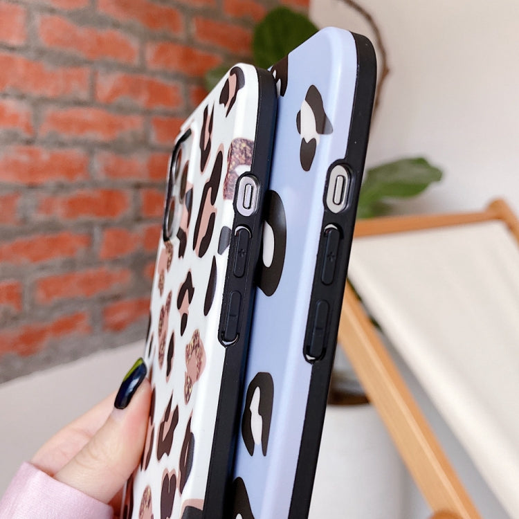 Leopard Print TPU Straight Edge Phone Case with Lanyard, For iPhone 13 Pro, For iPhone 13 Pro Max, For iPhone 12 mini, For iPhone 12 / 12 Pro, For iPhone 12 Pro Max, For iPhone 11, For iPhone 11 Pro, For iPhone 11 Pro Max