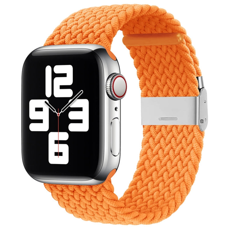 Nylon Braid One Buckle Replacement Watchband For Apple Watch Series, 7 41mm / 6&SE&5&4 40mm / 3&2&1 38mm
