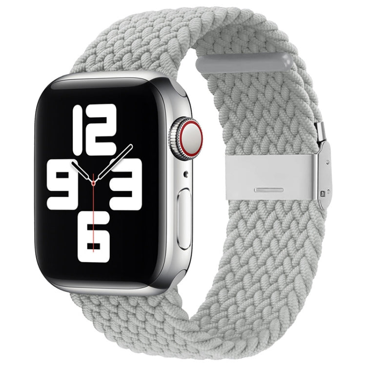 Nylon Braid One Buckle Replacement Watchband For Apple Watch Series, 7 45mm / 6&SE&5&4 44mm / 3&2&1 42mm