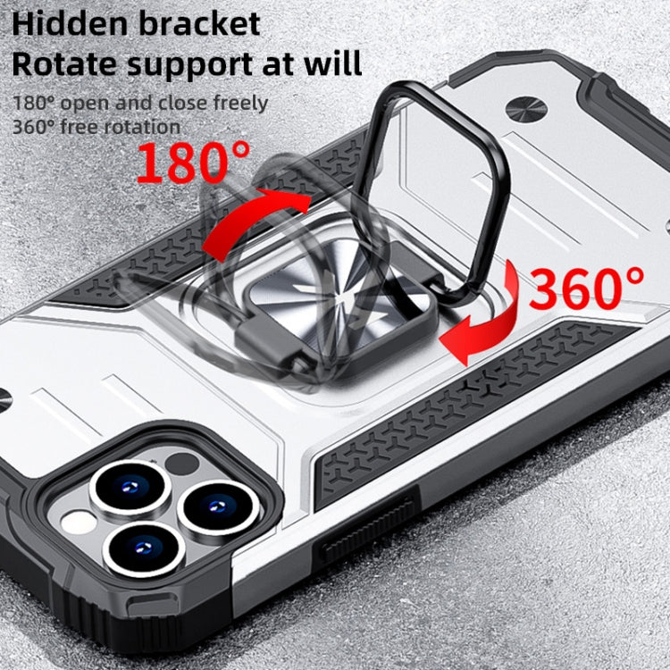 WK WTP-012 Military Series Shockproof PC + TPU + Metal Phone Case with Ring Holder