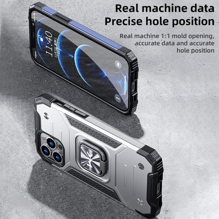 WK WTP-012 Military Series Shockproof PC + TPU + Metal Phone Case with Ring Holder
