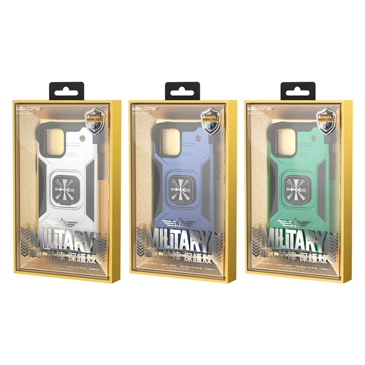WK WTP-012 Military Series Shockproof PC + TPU + Metal Phone Case with Ring Holder