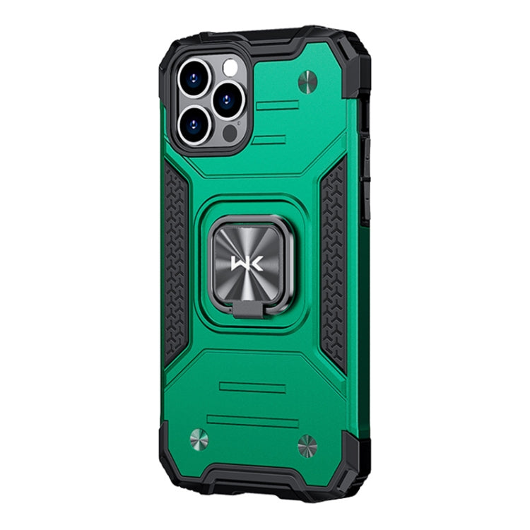 WK WTP-012 Military Series Shockproof PC + TPU + Metal Phone Case with Ring Holder