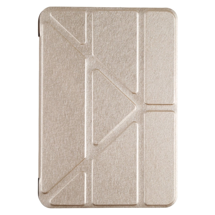 Silk Texture Horizontal Deformation Flip Tablet Leather Case with Holder, For iPad mini 2024 / mini 6
