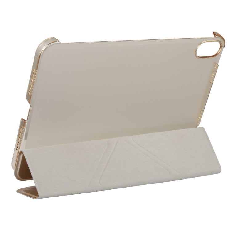 Silk Texture Horizontal Deformation Flip Tablet Leather Case with Holder, For iPad mini 2024 / mini 6