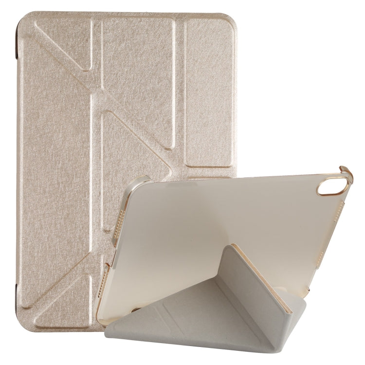 Silk Texture Horizontal Deformation Flip Tablet Leather Case with Holder, For iPad mini 2024 / mini 6