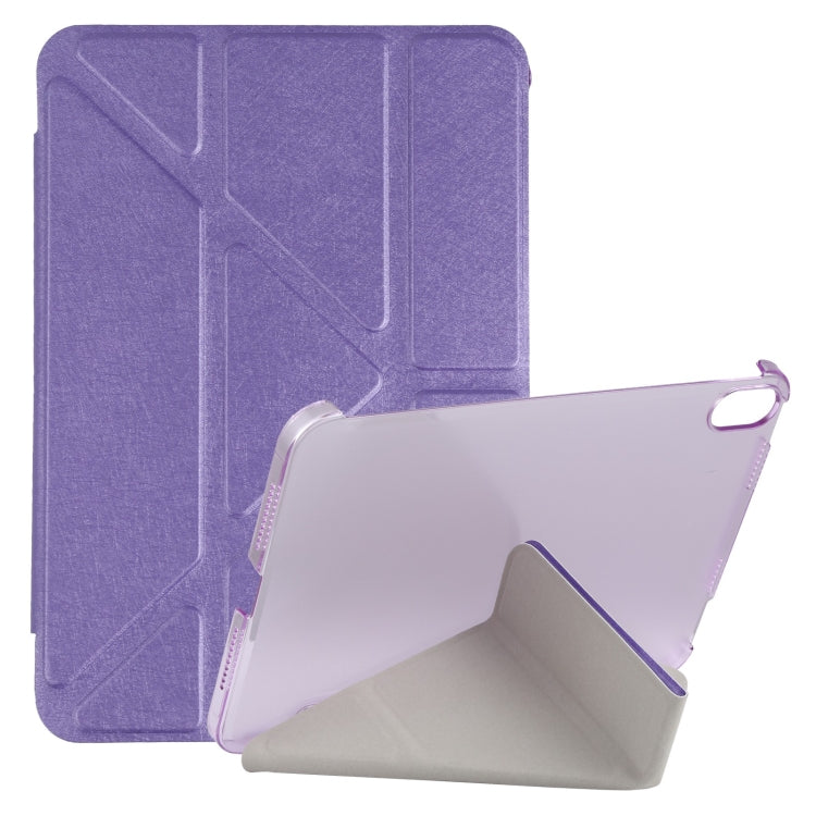 Silk Texture Horizontal Deformation Flip Tablet Leather Case with Holder, For iPad mini 2024 / mini 6