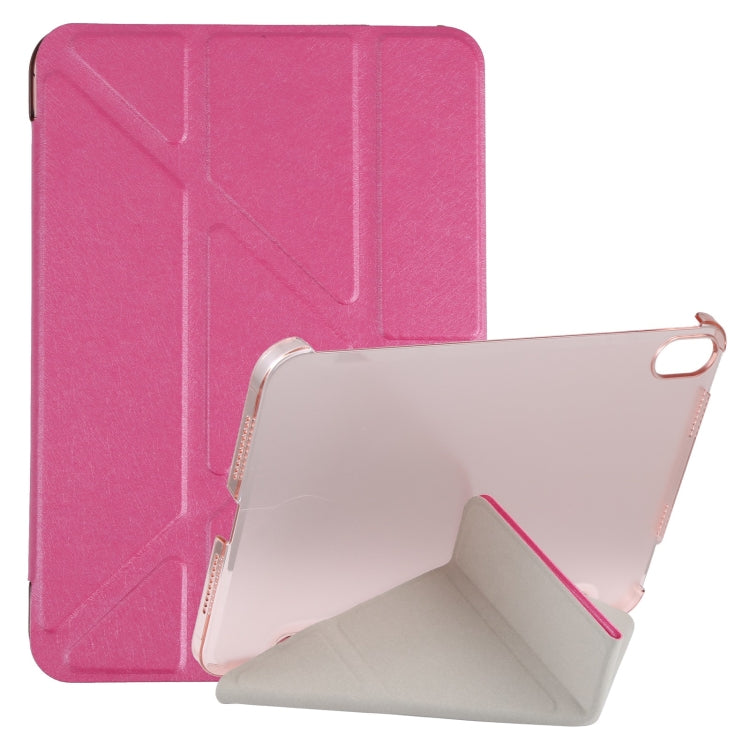 Silk Texture Horizontal Deformation Flip Tablet Leather Case with Holder, For iPad mini 2024 / mini 6