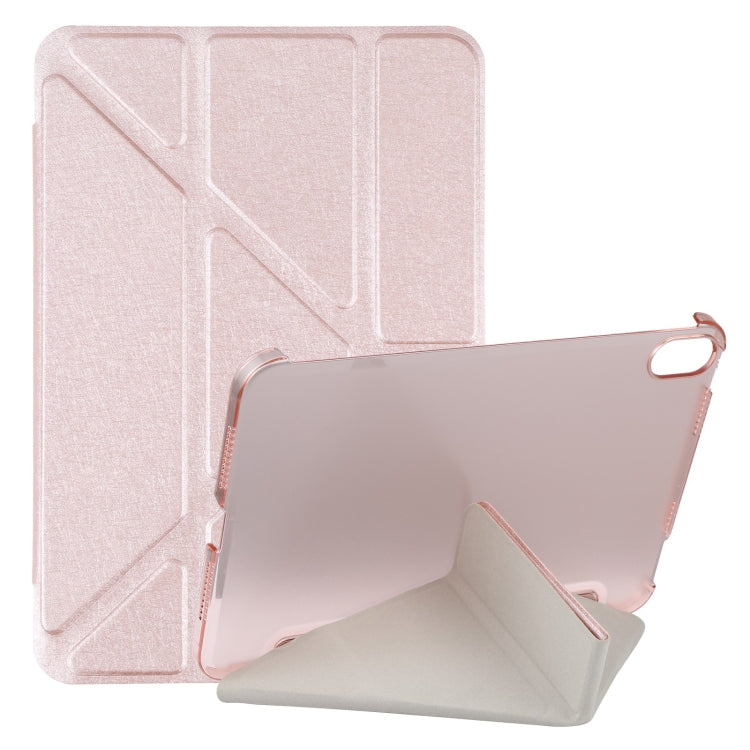 Silk Texture Horizontal Deformation Flip Tablet Leather Case with Holder, For iPad mini 2024 / mini 6