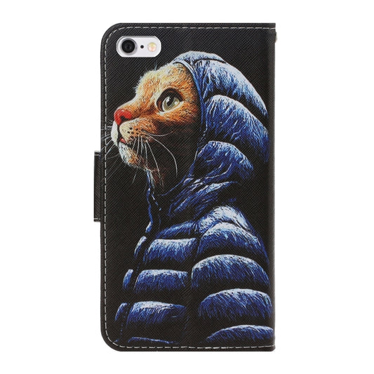 Colorful 3D drawing pattern on durable leather wallet case for iPhone 6 Plus 6s Plus