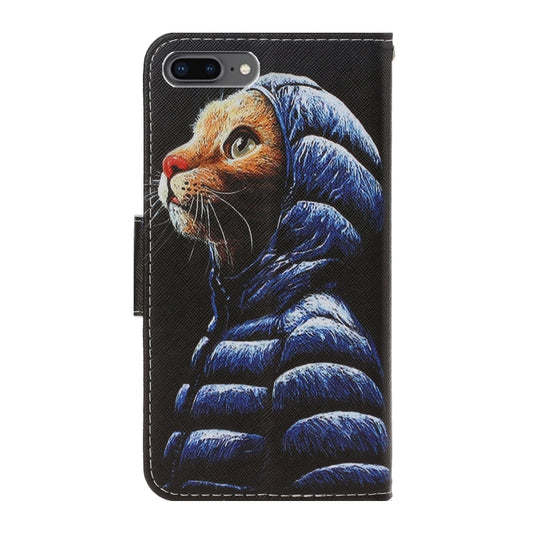 iPhone 8 Plus protective case with built-in card slots, wallet, and viewing stand