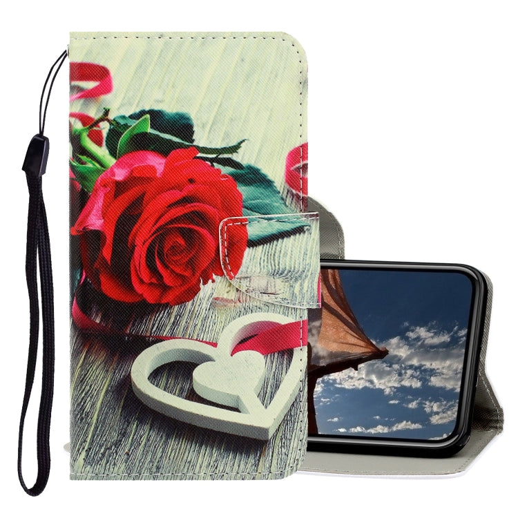 3D Colored Drawing Horizontal Flip PU Leather Case with Holder & Card Slots & Wallet, Series 1
