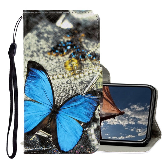 3D colored drawing iPhone XR case with holder, card slots and wallet functionality