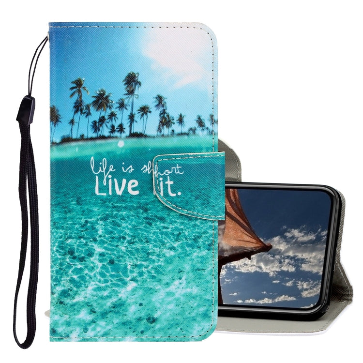 3D Colored Drawing Horizontal Flip PU Leather Case with Holder & Card Slots & Wallet, Series 1