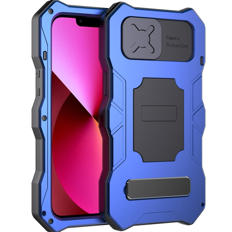 Camshield Shockproof Waterproof Dustproof Metal Case with Holder, For iPhone 13