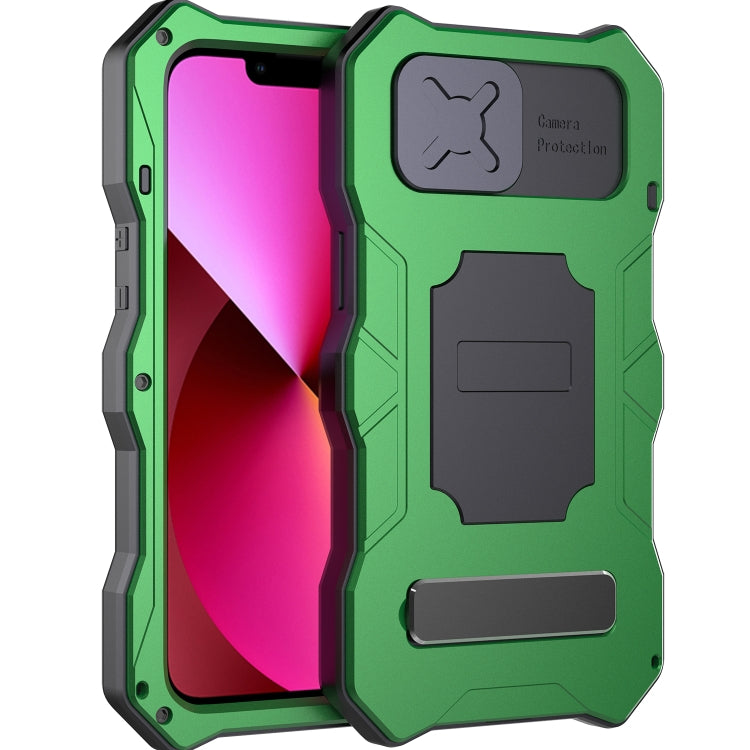 Camshield Shockproof Waterproof Dustproof Metal Case with Holder, For iPhone 13