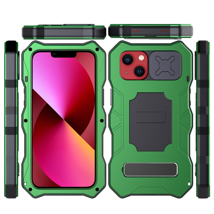 Camshield Shockproof Waterproof Dustproof Metal Case with Holder, For iPhone 13