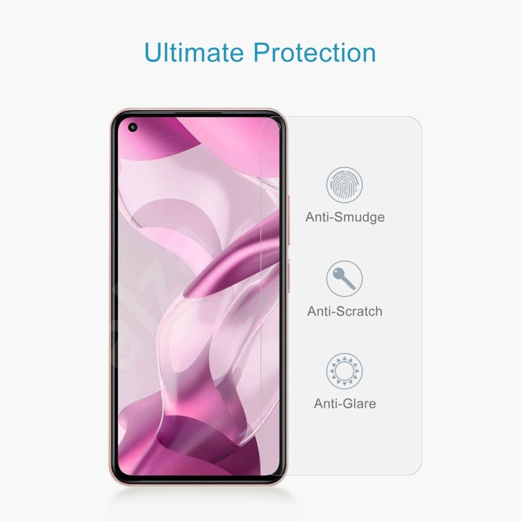 50 PCS 0.26mm 9H 2.5D Tempered Glass Film