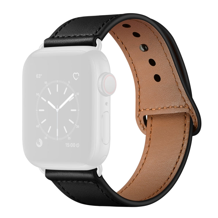 Leather Replacement Watchband For Apple Watch Series, 7 45mm / 6&SE&5&4 44mm / 3&2&1 42mm