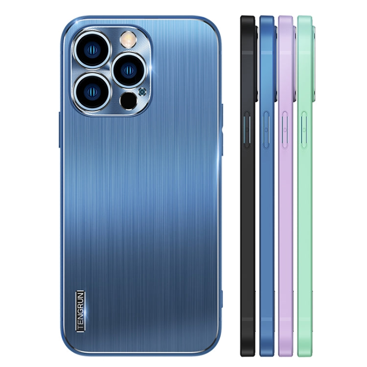 Brushed Texture Shockproof Phone Case, For iPhone 13 Pro Max