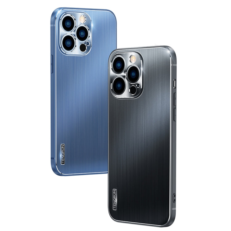 Brushed Texture Shockproof Phone Case, For iPhone 13 Pro Max