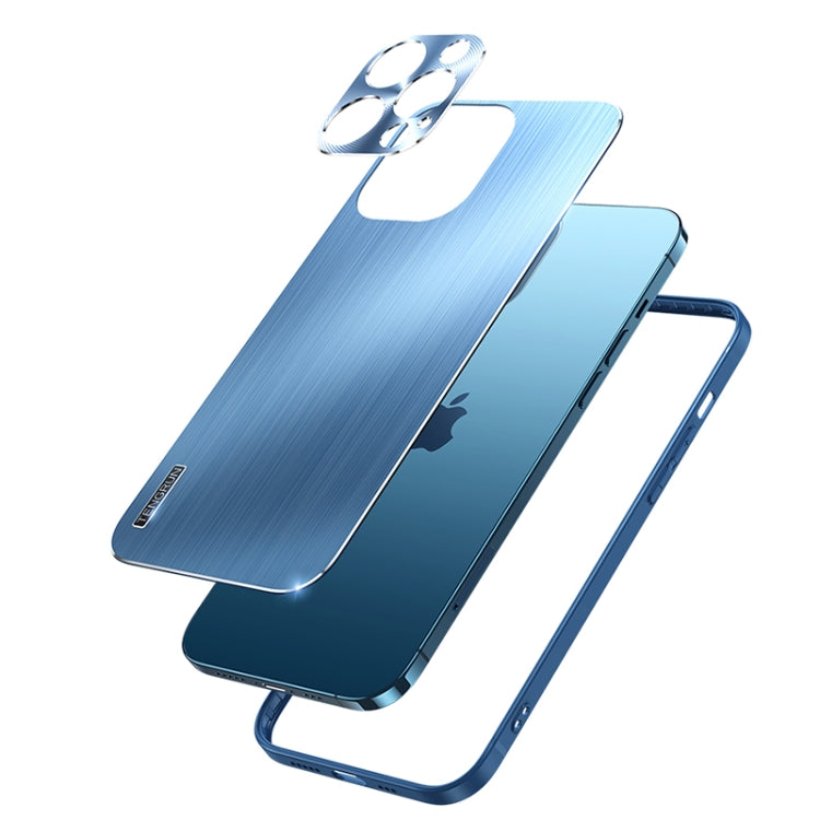 Brushed Texture Shockproof Phone Case, For iPhone 13 Pro Max