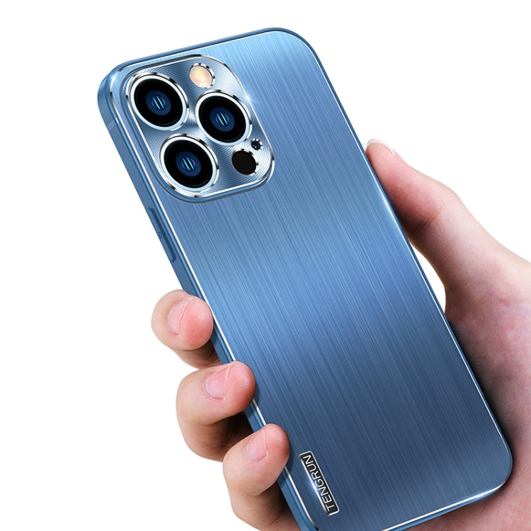 Brushed Texture Shockproof Phone Case, For iPhone 13 Pro Max