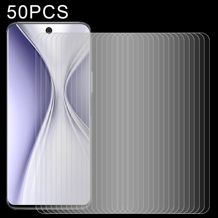 For Samsung Galaxy M32 4G 50 PCS 0.26mm 9H 2.5D Tempered Glass Film