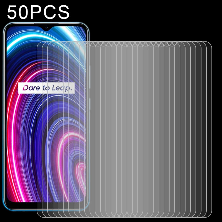 For Samsung Galaxy M32 4G 50 PCS 0.26mm 9H 2.5D Tempered Glass Film