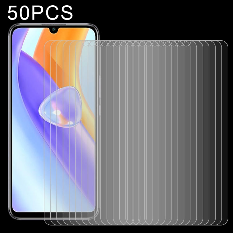 For Samsung Galaxy M32 4G 50 PCS 0.26mm 9H 2.5D Tempered Glass Film