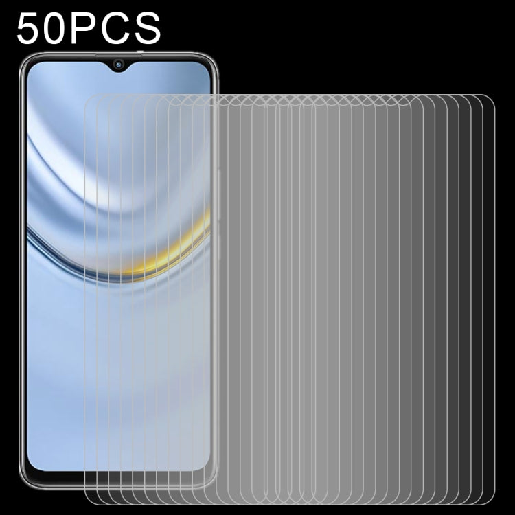 For Samsung Galaxy M32 4G 50 PCS 0.26mm 9H 2.5D Tempered Glass Film